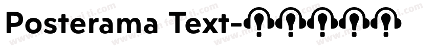 Posterama Text字体转换
